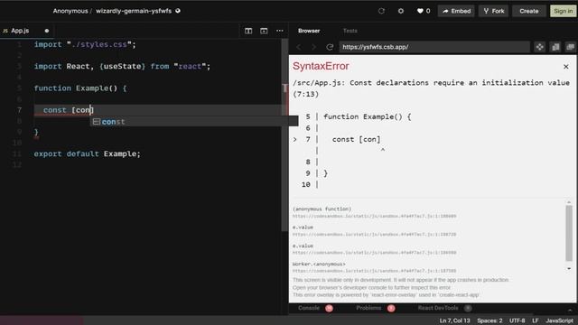 useState Hook Complete Understanding With Tutorial | React JS Hooks смотреть онлайн