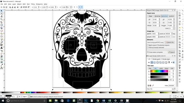 Inkscape: path intersect and break apart combination to isolate parts смотреть онлайн