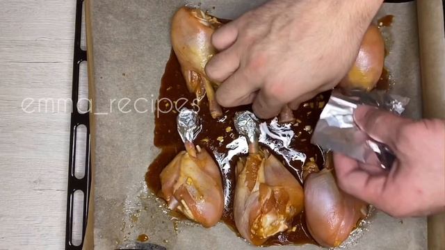 Как приготовить правильно, быстро и красиво куриные голени (Куриный чупа - чупс) смотреть онлайн