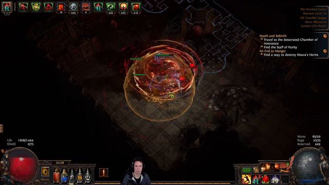 Play along Chapter 10 - Cyclone Slayer - S3.21 - Path of Exile SSF смотреть онлайн