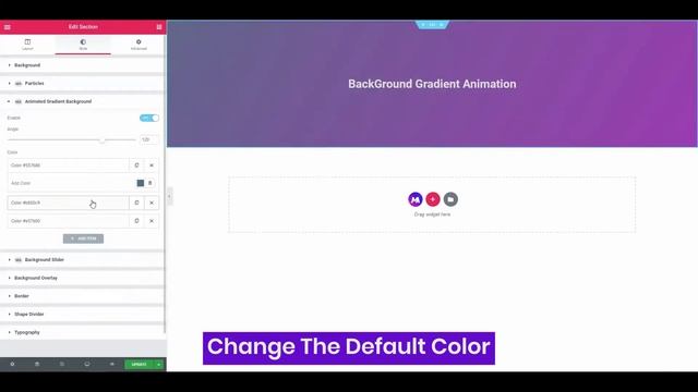 How To Add Animated Gradient Background In Elementor Section? смотреть онлайн