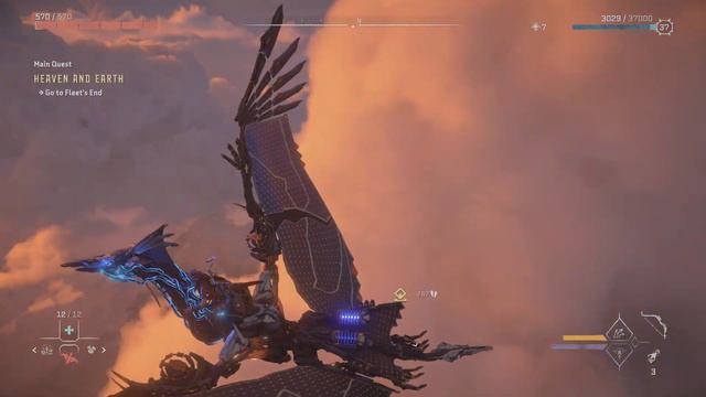 Horizon Forbidden West: Burning Shores (Flying Through The Clouds) смотреть онлайн