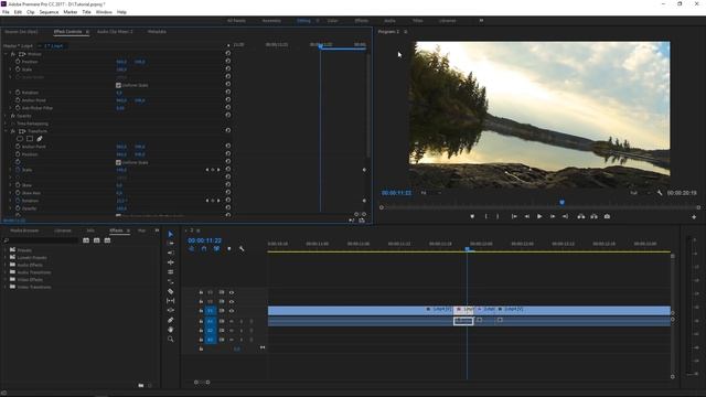 Premiere Pro Tutorial | Spin Transition смотреть онлайн