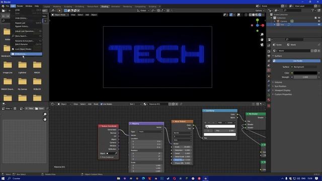 Как сделать глитч эффект в Blender 2.91 смотреть онлайн