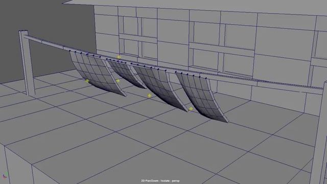 Ткань в Autodesk Maya смотреть онлайн