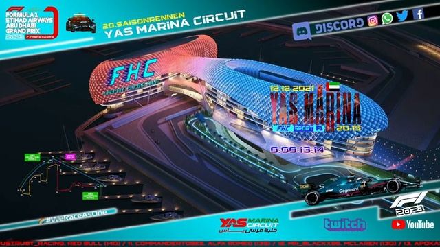 F1 2021 | PS4/5 | FHC | Grand Prix von Abu Dhabi | Yas Marina Circuit смотреть онлайн