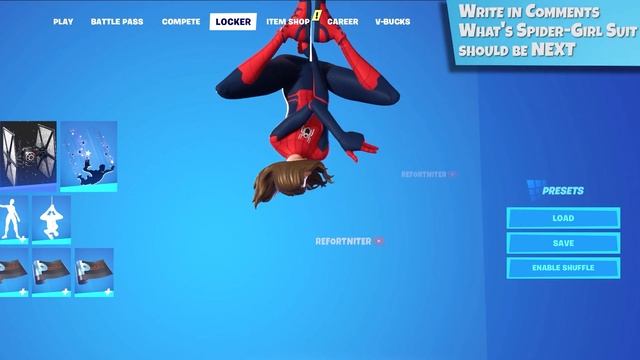 I added TikTok's SPIDER-GIRL (by Sunnyrayyxo) in Fortnite シ смотреть онлайн