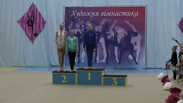 Парад награждения. Художественная гимнастика. Чемпионат Черниговской области март 2019 смотреть онлайн