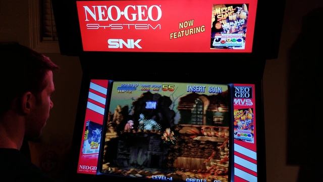Metal Slug Arcade Cabinet MAME Playthrough w/ Hypermarquee смотреть онлайн