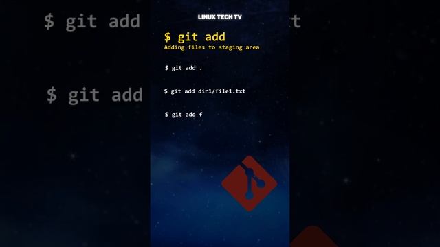 3. ?⚡ Git basics commands: git add @LinuxTechTV pro Git смотреть онлайн