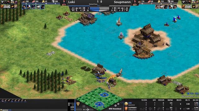 Age of Empires 2 - Wandering squires - Loki vs Zupamann смотреть онлайн