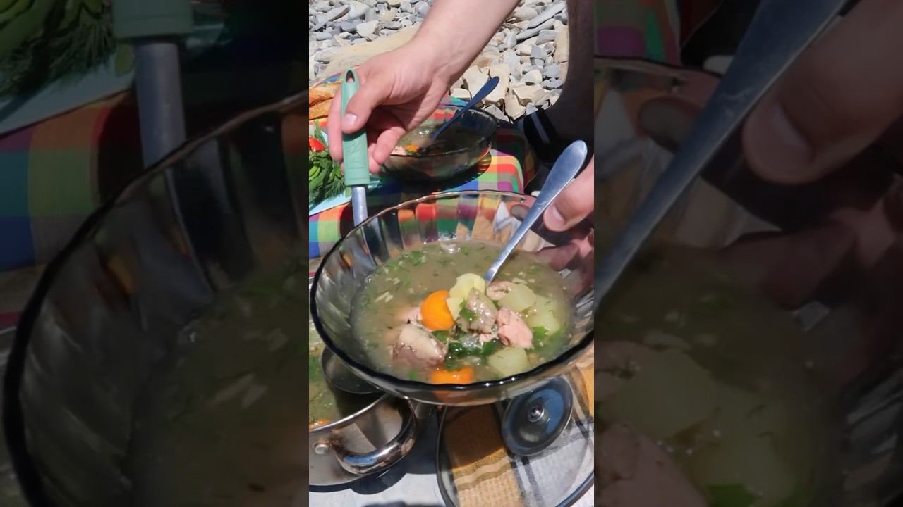Сварить уху на море в жаркий летний день смотреть онлайн