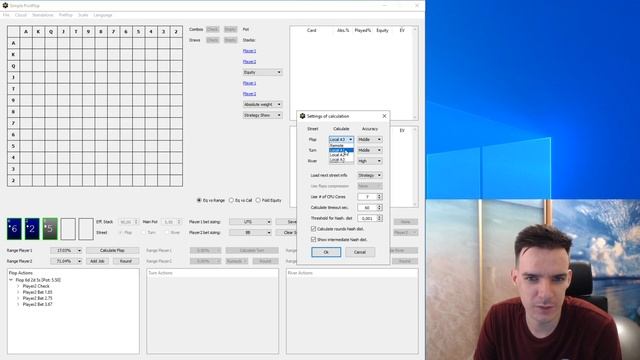 Работаем в Simple Postflop : ) смотреть онлайн