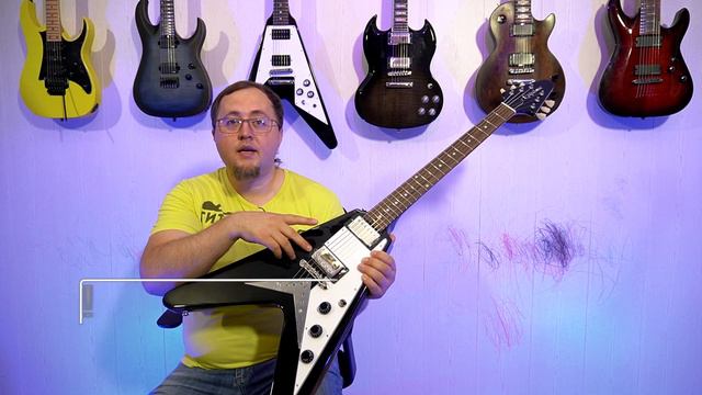 EPIPHONE Flying V Ebony 2020. Обзор от владельца Gibson Flying V смотреть онлайн