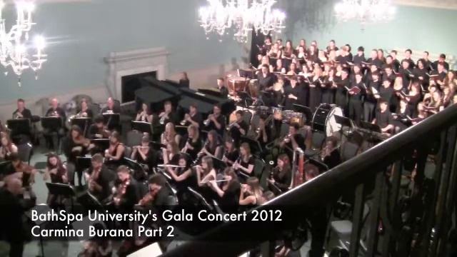 BathSpa University's Gala Concert 2012 - Carmina Burana Part 2 смотреть онлайн