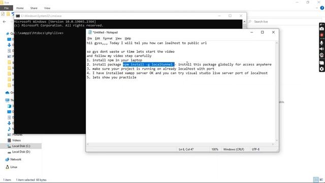 How to localhost project to make public URL || 100% working method смотреть онлайн