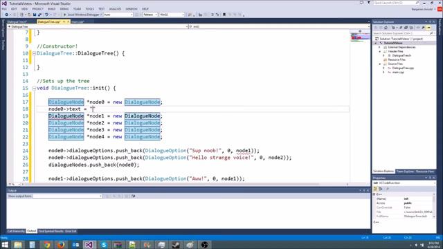C++/Game Tutorial 28: Dialogue Tree With Pointers! смотреть онлайн