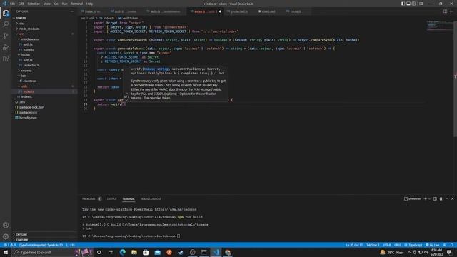 Implementing JWT Access and Refresh Token From Scratch Using nodecache library (NodeJS Typescript) смотреть онлайн