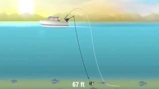 Троллинговая ловля с применением даунриггера смотреть онлайн