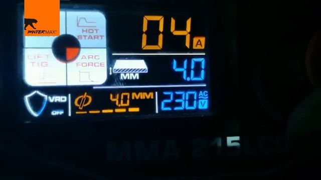 PANTERMAX® MMA 215LCD Svařovací invertor MMA/TIG