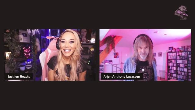 Just Jen Hangs out with Arjen Anthony Lucassen! | Star One | Ayreon | Floor Jansen | Brittany Slays смотреть онлайн