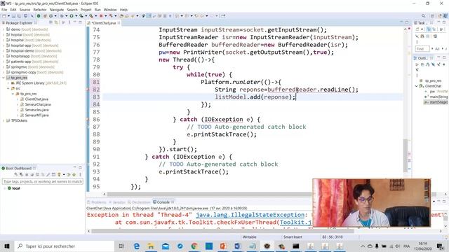 Part 9 Programmation Réseaux Client Chat Java FX part 2 смотреть онлайн