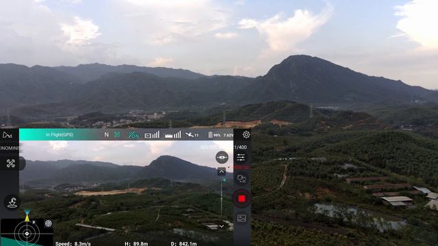 Hubsan Zino Mini SE Test Flight into the wind смотреть онлайн