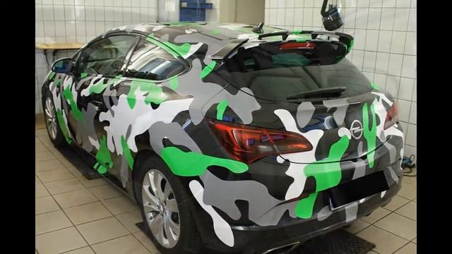 Opel Astra OPC in Camo Wrap смотреть онлайн