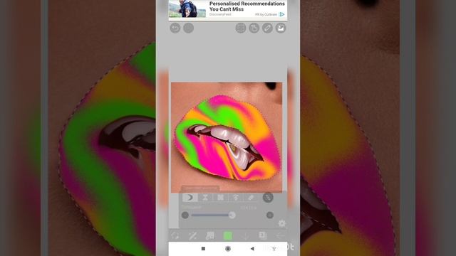 Туториал/как красить губы в приложении ibisPaintX смотреть онлайн