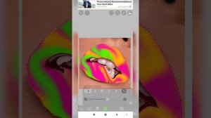 Туториал/как красить губы в приложении  ibisPaintX