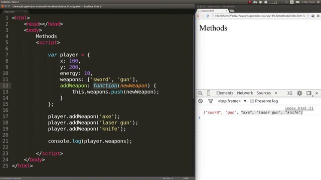 JavaScript Methods Tutorial, How to Create JavaScript Methods смотреть онлайн