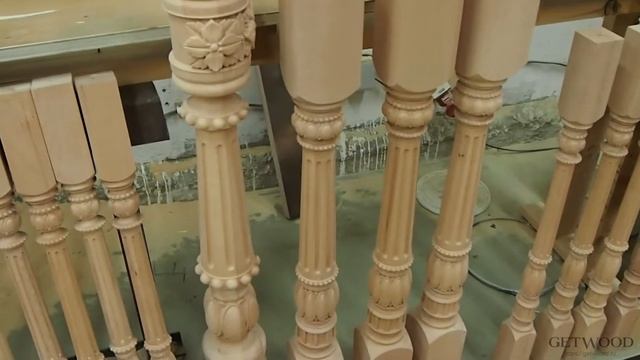 Резные балясины и столбы Get-Wood.ru серии Siena смотреть онлайн