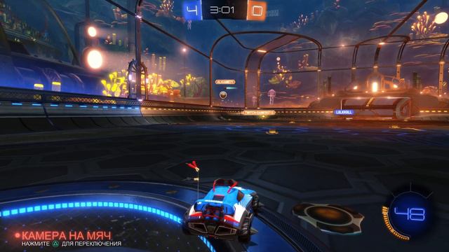 Rocket League 1 против 2их (золото III) смотреть онлайн