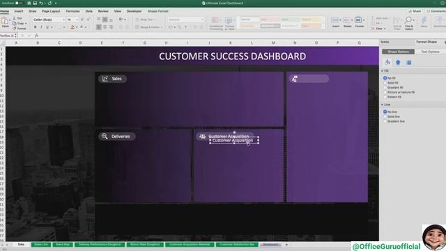 How to Create Interactive Dashboard Ultimate Excel Lesson-1 смотреть онлайн