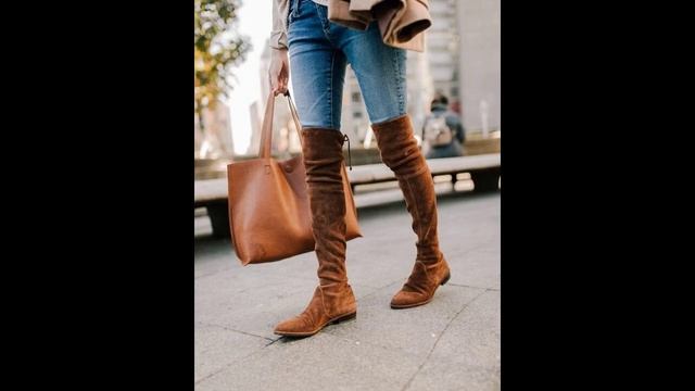 Всегда стильно! Какие замшевые сапоги носить этой зимой смотреть онлайн