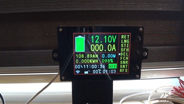 Состояние аккумулятора в самодельном автодоме VAC8010F беспроводный амперметр вольтметр АлиЭкспресс смотреть онлайн