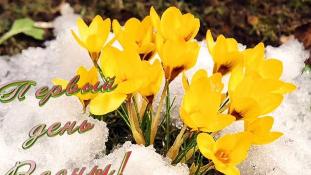 С ПЕРВЫМ ДНЕМ ВЕСНЫ// САМАЯ КРАСИВАЯ ВИДЕО ОТКРЫТКА// смотреть онлайн