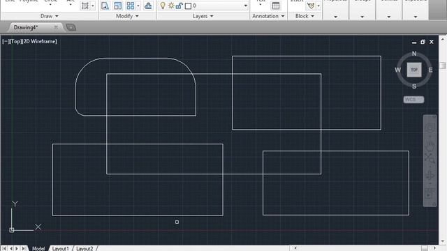 C00504 Fillet Chamfer AutoCAD 2014 Tutorial смотреть онлайн