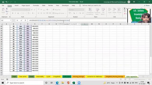 Forecasting using Auto regressive integrated Moving average ARIMA model(Live session 4) смотреть онлайн
