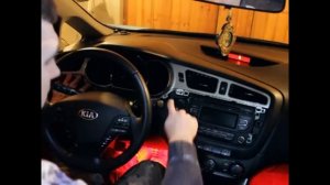 Снятие накладок торпеды CEED JD 2012