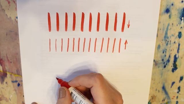 Базовые штрихи в рукописном шрифте смотреть онлайн