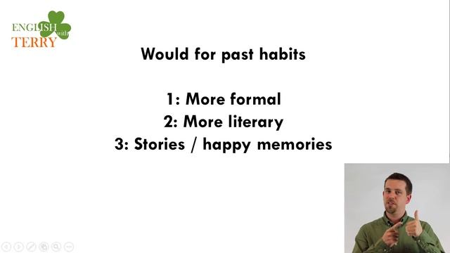 How to use WOULD with past habits in English смотреть онлайн