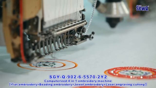 SewQ SGY-Q-902-6-5570-2Y2 вышивальная машина смотреть онлайн