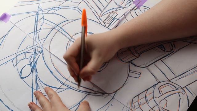 sketching FOR painting + self portrait painting | AlaiGanuza смотреть онлайн