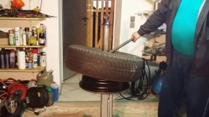 Самодельный ручной шиномонтажный станок. Часть 2.