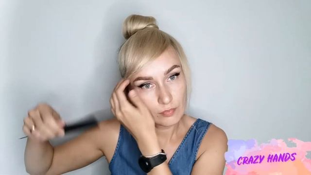 Как сделать себе чёлку без ножниц ? смотреть онлайн