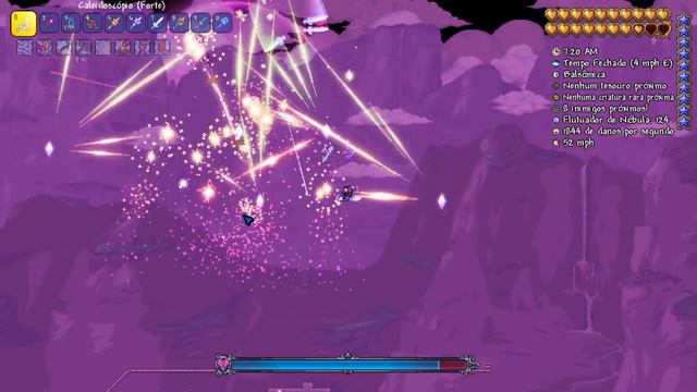 Terraria Master ► Armadura Stardust Buffada E Teste Com Cristal Arco-Íris! #168