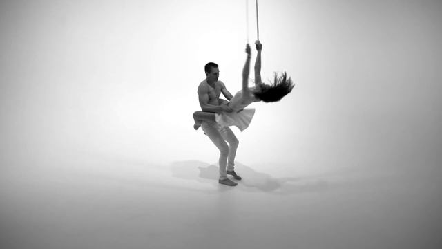 Dance for me - Wallis. Aerial Straps Duo by Viktor Hladchenko and Lilia Krylova. Circus performance смотреть онлайн