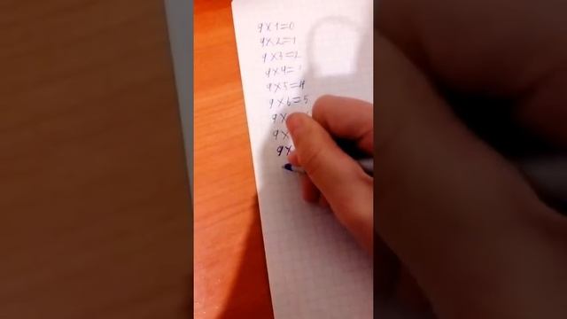 А вы знали секрет таблица умножения на 9 смотреть онлайн