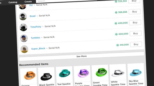 OVERRATED ROBLOX HATS смотреть онлайн